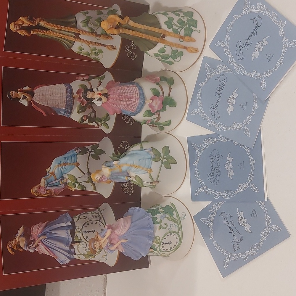 Disney Princess Trina Hyman Collection Bell Figurines